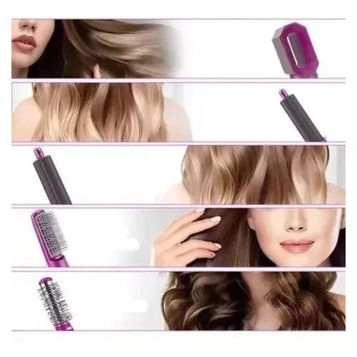Modeladora de Cabelos 5 em 1 -AirFlow- Seu cabelo pronto em minutos